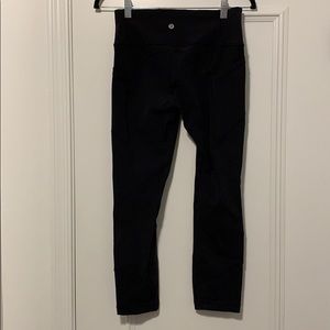 Lululemon “All the right places” crop, size 8